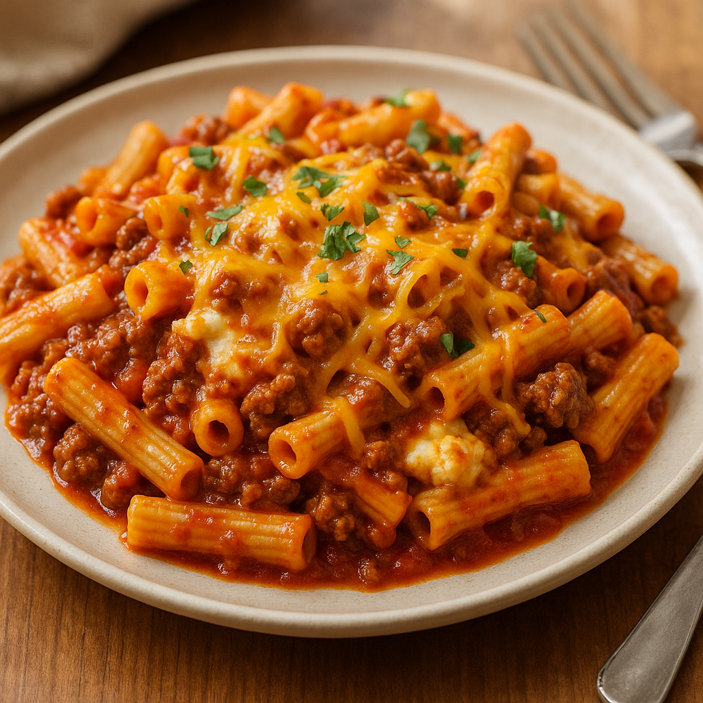 Taco Baked Ziti