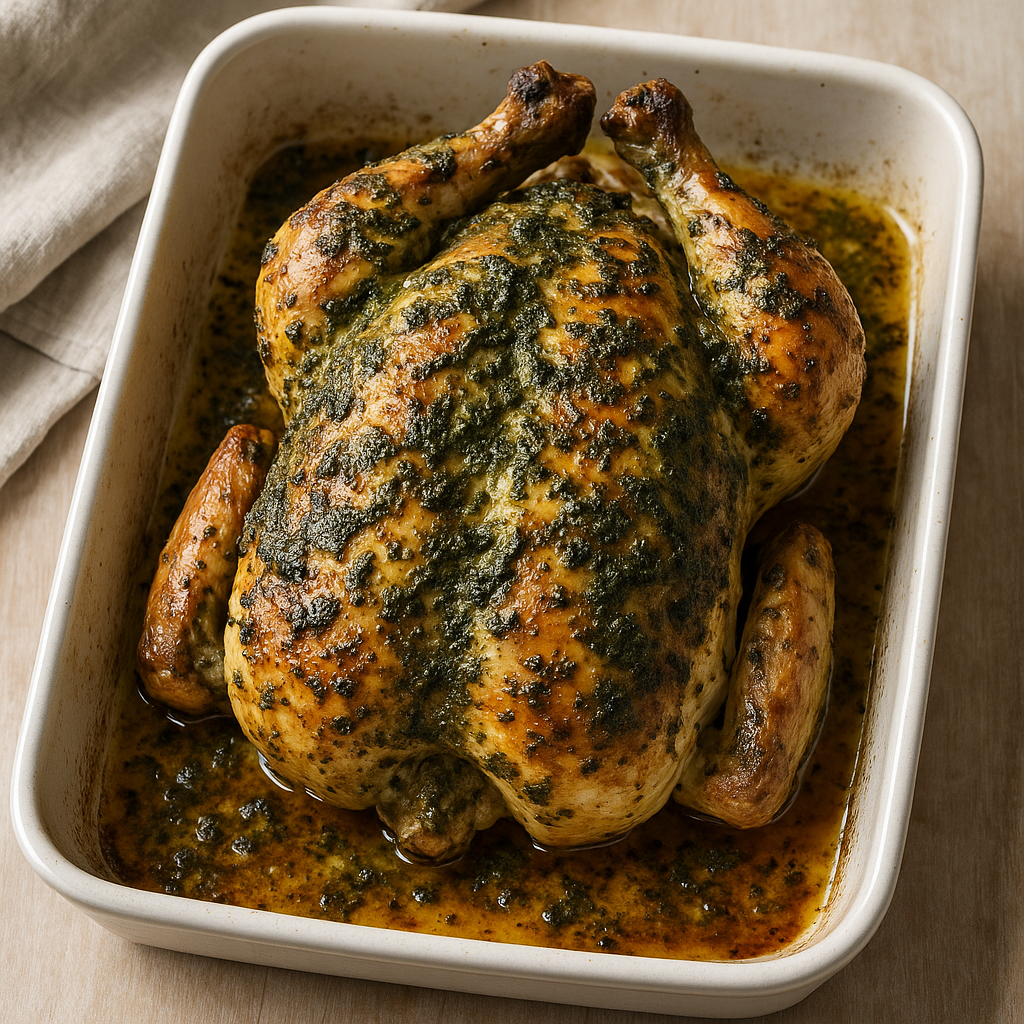 Pesto Roast Chicken